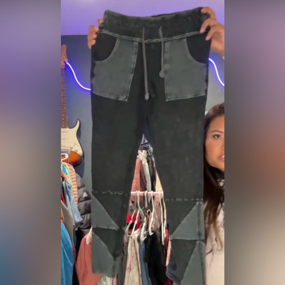 Free People Movement Black Leisure Pants Medium
